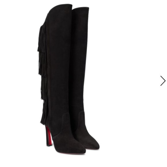 NEW Christian Louboutin Boot Lionne Suede Boot - Picture 2 of 13